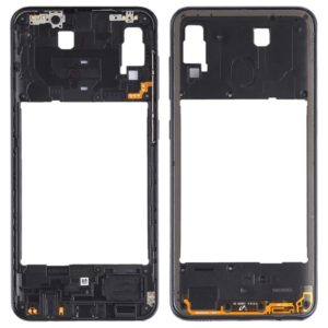 For Galaxy A30 SM-A305F/DS Back Housing Frame (Black) (OEM)