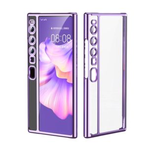 For Huawei Mate Xs 2 TPU Electroplating Full Coverage Protective Phone Case(Purple) (OEM)