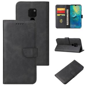 For Huawei Mate 20 Calf Texture Buckle Horizontal Flip Leather Case with Holder & Card Slots & Wallet(Black) (OEM)