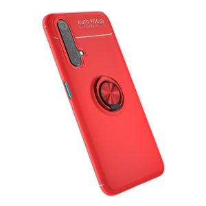 For Vivo X50 Metal Ring Holder 360 Degree Rotating TPU Case(Red+Red) (OEM)