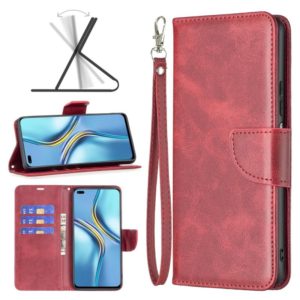 For Honor X20 Lambskin Texture Pure Color Leather Phone Case(Red) (OEM)