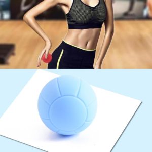 Fascia Ball Muscle Relaxation Yoga Ball Back Massage Silicone Ball, Specification: Basketball Blue Ball (OEM)