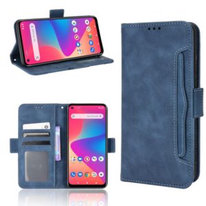 For BLU G71 Skin Feel Calf Pattern Leather Phone Case(Blue) (OEM)