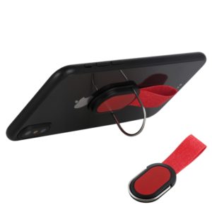 CPS-016 Universal Finger Strap Grip Self Holder Mobile Phone Stand(Red) (OEM)