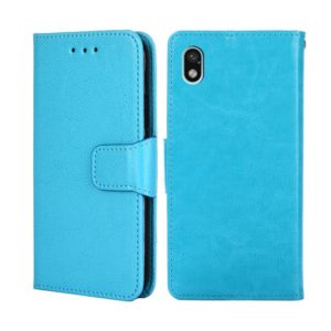 For Sony Xperia Ace III Crystal Texture Leather Phone Case(Sky Blue) (OEM)
