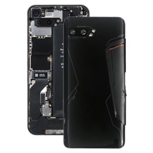 Back Cover for Asus ROG Phone II ZS660KL I001D I001DA I001DE(Jet Black) (OEM)