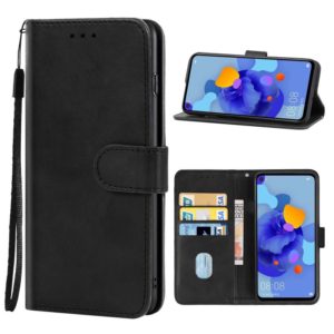 For Huawei nova 5i Pro Leather Phone Case(Black) (OEM)
