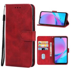 Leather Phone Case For Blackview OSCAL C20 / C20 Pro(Red) (OEM)