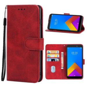 Leather Phone Case For Itel A55(Red) (OEM)