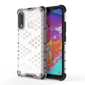 For Galaxy A70E Shockproof Honeycomb PC + TPU Case(White) (OEM)