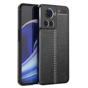 For OnePlus Ace Litchi Texture TPU Shockproof Case(Black) (OEM)