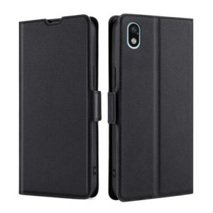 For Sony Xperia ACE III Ultra-thin Voltage Side Buckle Flip Leather Case(Black) (OEM)