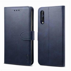 For Samsung Galaxy A30s / A50 / A50S GUSSIM Business Style Horizontal Flip Leather Case with Holder & Card Slots & Wallet(Blue) (GUSSIM) (OEM)