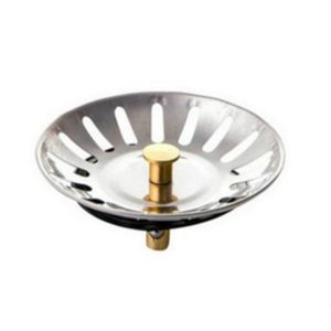 2 PCS Stopper Spin Lock Sink Drain Strainer, Material:Stainless Steel (OEM)