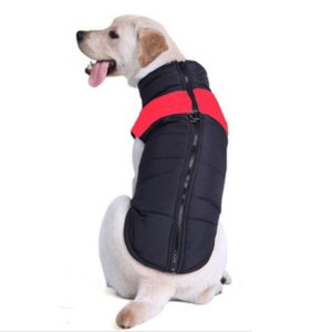 Pet Dog Cotton Vest Ski Suit, Size: XXL, Chest: 54cm, Back Length: 45cm(Red) (OEM)