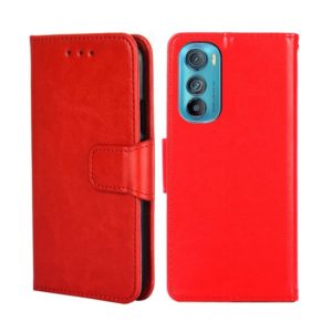 For Motorola Edge 30 Crystal Texture Leather Phone Case(Red) (OEM)