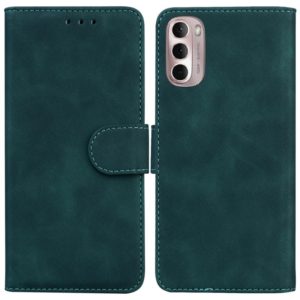 For Motorola Moto G Stylus 4G 2022 Skin Feel Pure Color Flip Leather Phone Case(Green) (OEM)