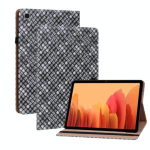 For Samsung Galaxy Tab A7 10.4 2020 Color Weave Smart Leather Tablet Case(Black) (OEM)
