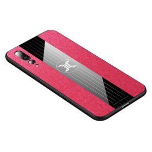For Huawei P20 Pro XINLI Stitching Cloth Textue Shockproof TPU Protective Case(Red) (XINLI) (OEM)