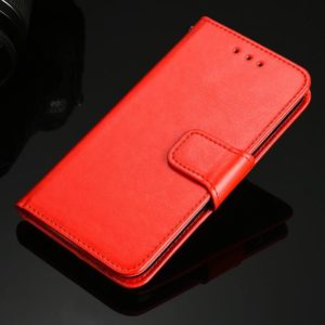 For Motorola Moto G Play 2021 Crystal Texture Horizontal Flip Leather Case with Holder & Card Slots & Wallet(Red) (OEM)