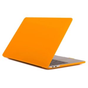 Laptop Matte Style Protective Case For MacBook Pro 16.2 inch A2485 2021 / 2023(Orange) (OEM)