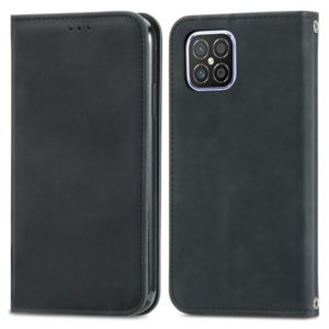 For Huawei Nova 8 SE Retro Skin Feel Business Magnetic Horizontal Flip Leather Case with Holder & Card Slots & Wallet & Photo Frame(Black) (OEM)