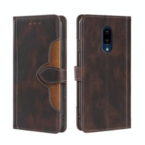 For Sharp Aquos Zero 2 SHV47 SH-01M Skin Feel Straw Hat Magnetic Buckle Leather Phone Case(Brown) (OEM)