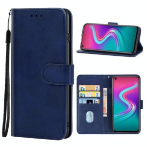For Tecno A11 Leather Phone Case(Blue) (OEM)