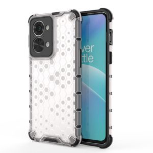 For OnePlus Nord 2T 5G Honeycomb Phone Case(White) (OEM)
