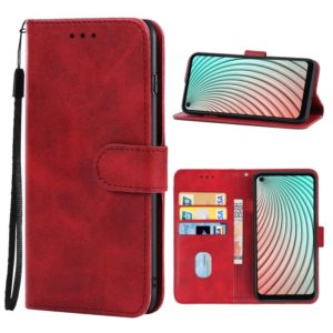 Leather Phone Case For Itel Vision 2(Red) (OEM)