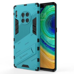 For Huawei Mate 30 Pro Punk Armor 2 in 1 PC + TPU Shockproof Case with Invisible Holder(Blue) (OEM)