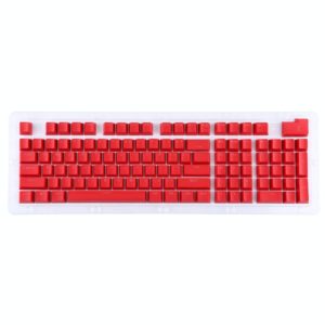ABS Translucent Keycaps, OEM Highly Mechanical Keyboard, Universal Game Keyboard (Red) (OEM)