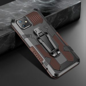 For iPhone 11 Machine Armor Warrior Shockproof PC + TPU Protective Case(Coffee) (OEM)