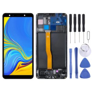 Original LCD Screen for Samsung Galaxy A7 (2018) SM-A750 With Digitizer Full Assembly With Frame (OEM)