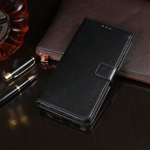 For Doogee X90 idewei Crazy Horse Texture Horizontal Flip Leather Case with Holder & Card Slots & Wallet(Black) (idewei) (OEM)