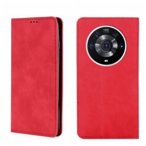 For Honor Magic3 Pro Skin Feel Magnetic Horizontal Flip Leather Phone Case(Red) (OEM)