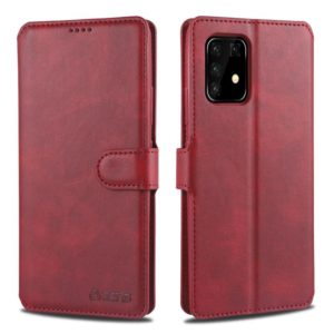 For Samsung Galaxy A91 / S10 Lite AZNS Calf Texture Horizontal Flip Leather Case, with Holder & Card Slots & Wallet & Photo Frame(Red) (AZNS) (OEM)