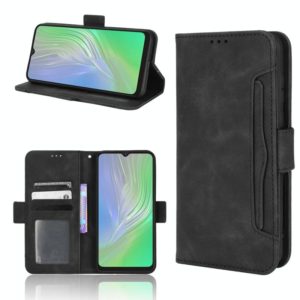 For Blackview A55 Skin Feel Calf Pattern Leather Phone Case(Black) (OEM)