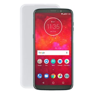TPU Phone Case For Motorola Moto Z3 Play(Transparent White) (OEM)