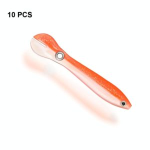 10 PCS Luya Bait Loach Bionic Bait Fishing Supplies, Specification: 2G / 6.7cm(Orange) (OEM)
