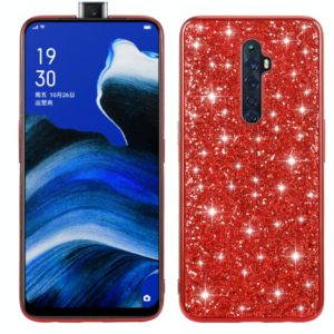 For OPPO Reno2 Z Glitter Powder Shockproof TPU Protective Case(Red) (OEM)