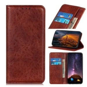 For Asus ROG Phone 5 Ultimate Magnetic Crazy Horse Texture Horizontal Flip Leather Case with Holder & Card Slots & Wallet(Brown) (OEM)