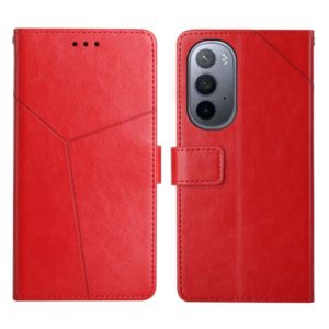 For Motorola Moto Edge X30 Y Stitching Horizontal Flip Leather Phone Case(Red) (OEM)