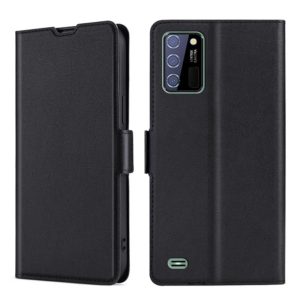 For Oukitel C25 Ultra-thin Voltage Side Buckle PU + TPU Leather Phone Case(Black) (OEM)