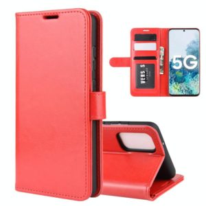 For Samsung Galaxy S20 FE 4G / 5G R64 Texture Single Horizontal Flip Protective Case with Holder & Card Slots & Wallet& Photo Frame(Red) (OEM)