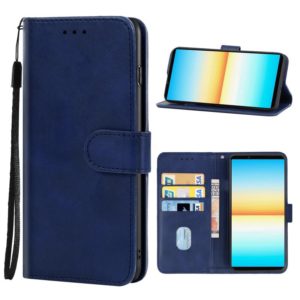 For Sony Xperia 10 IV Leather Phone Case(Blue) (OEM)