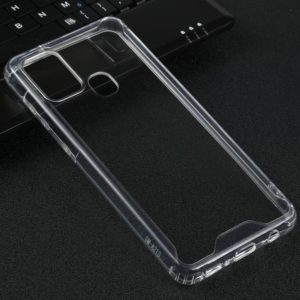 For Samsung Galaxy A21s Four-corner Shockproof Transparent TPU + PC Protective Case (OEM)
