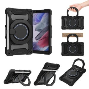 For Samsung Galaxy Tab A7 Lite Armor Contrast Color Silicone + PC Tablet Case(Black) (OEM)