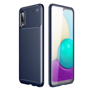For Samsung Galaxy Xcover 5 Carbon Fiber Texture Shockproof TPU Case(Blue) (OEM)