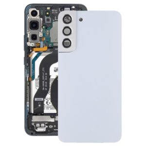 For Samsung Galaxy S22+ 5G SM-S906B Battery Back Cover with Camera Lens Cover (White) (OEM)